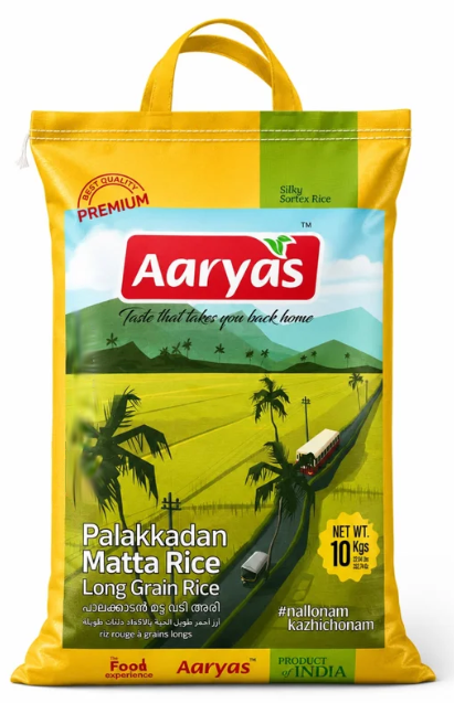 Aaryas Foods Palakkadan Matta Rice 10Kg