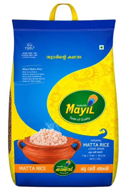 Mayil Long Grain Matta Rice 5Kg